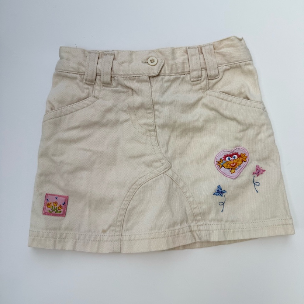 Sesame Street Vintage 2004 Skirt with Embroidered Details size 12 months